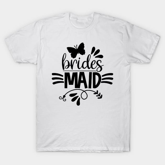 Wedding Bridal Party Gift T-Shirt by RRDESIGN